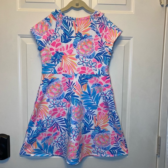 Lilly Pulitzer Girls Rainforest Dress, Sz XL (12-14) - Picture 2 of 10